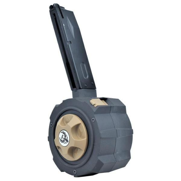 Caricatore a tamburo a gas per pistole M9 HFC