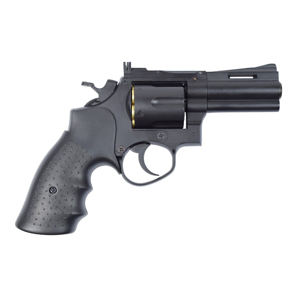 Revolver a gas 3,5 pollici nero di HFC
