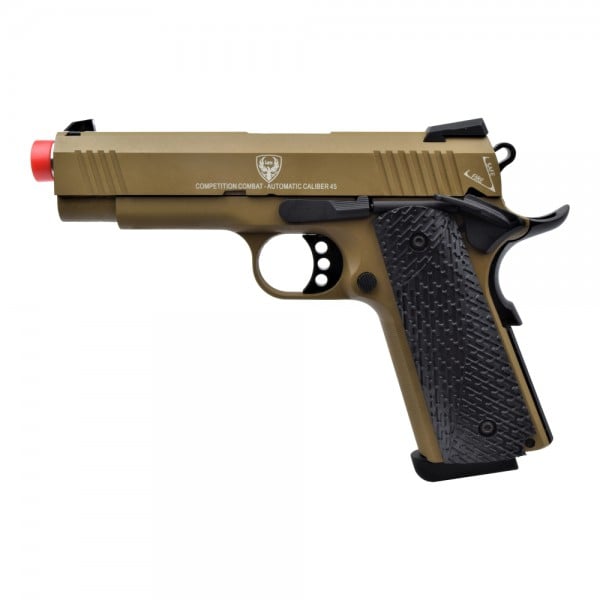 Pistola a gas HG-171 Tactical 1911 tan/verde di HFC