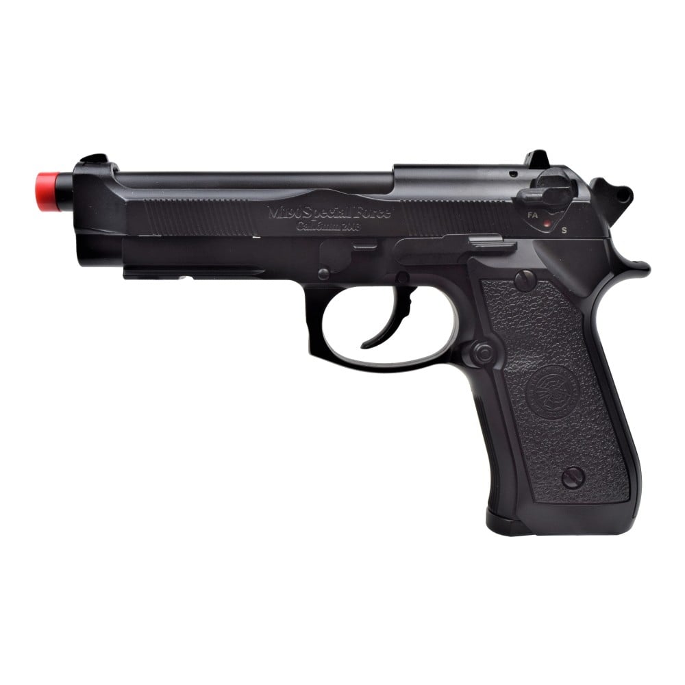 Pistola a gas scarrellante half metal nera di HFC