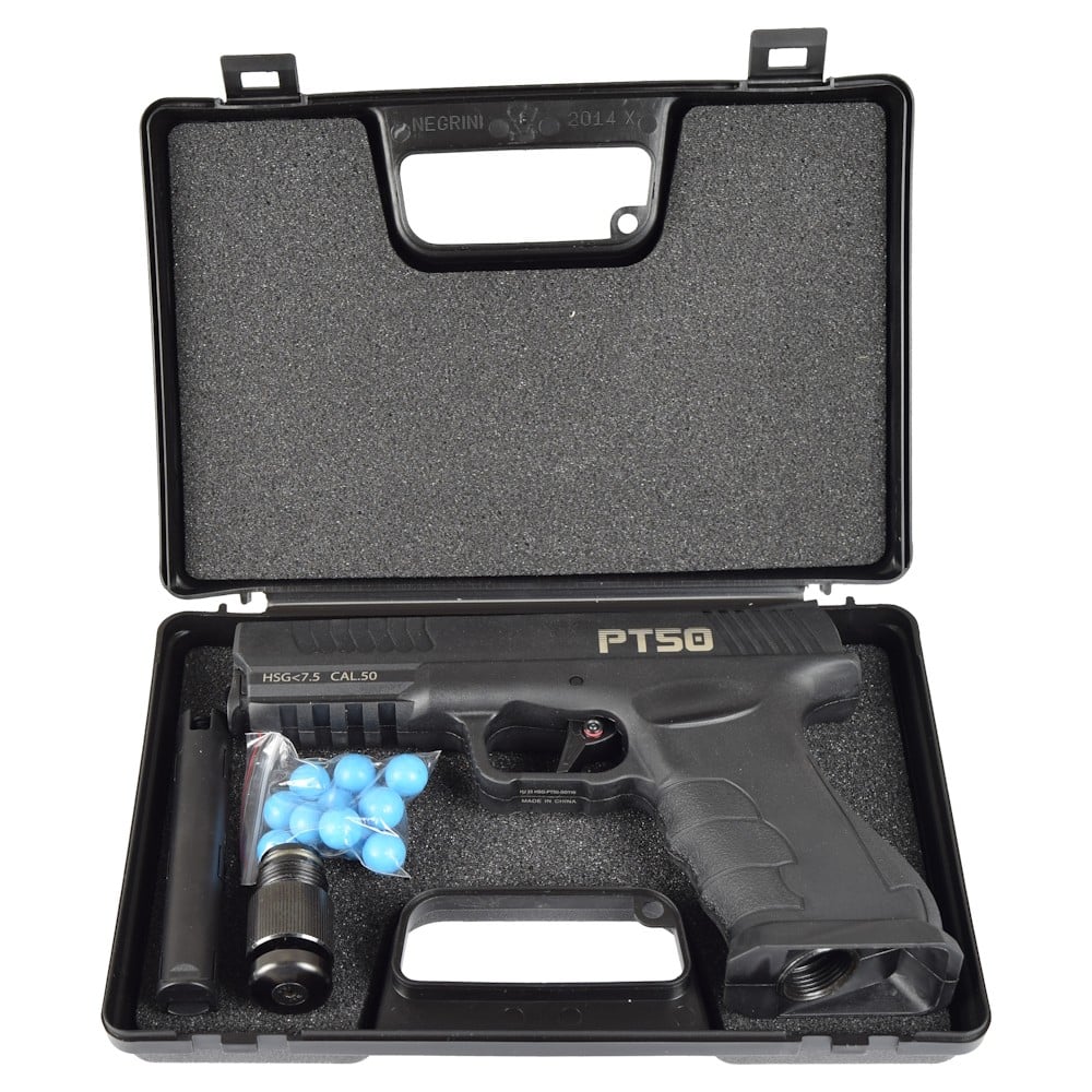 Pistola a CO2 calibro .50 PT50 nera
