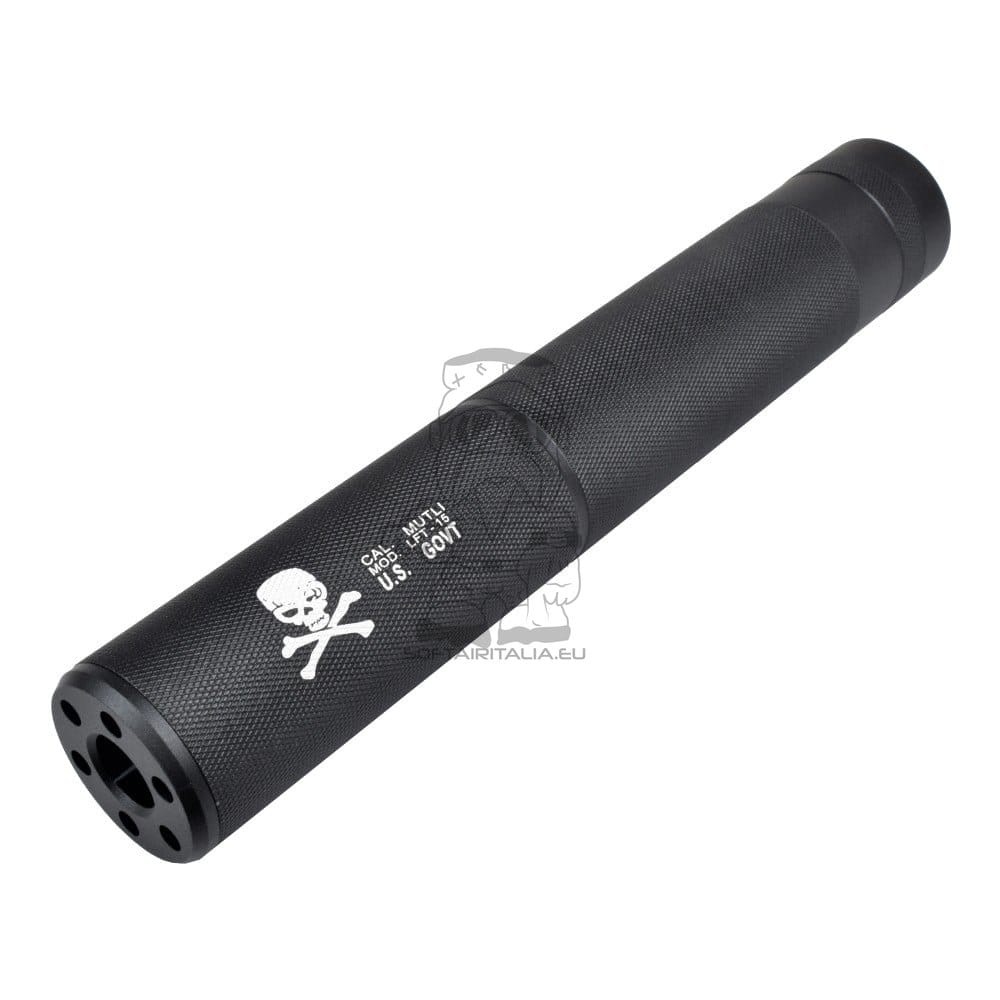 Silenziatore tipo F in alluminio da 200mm di CYMA