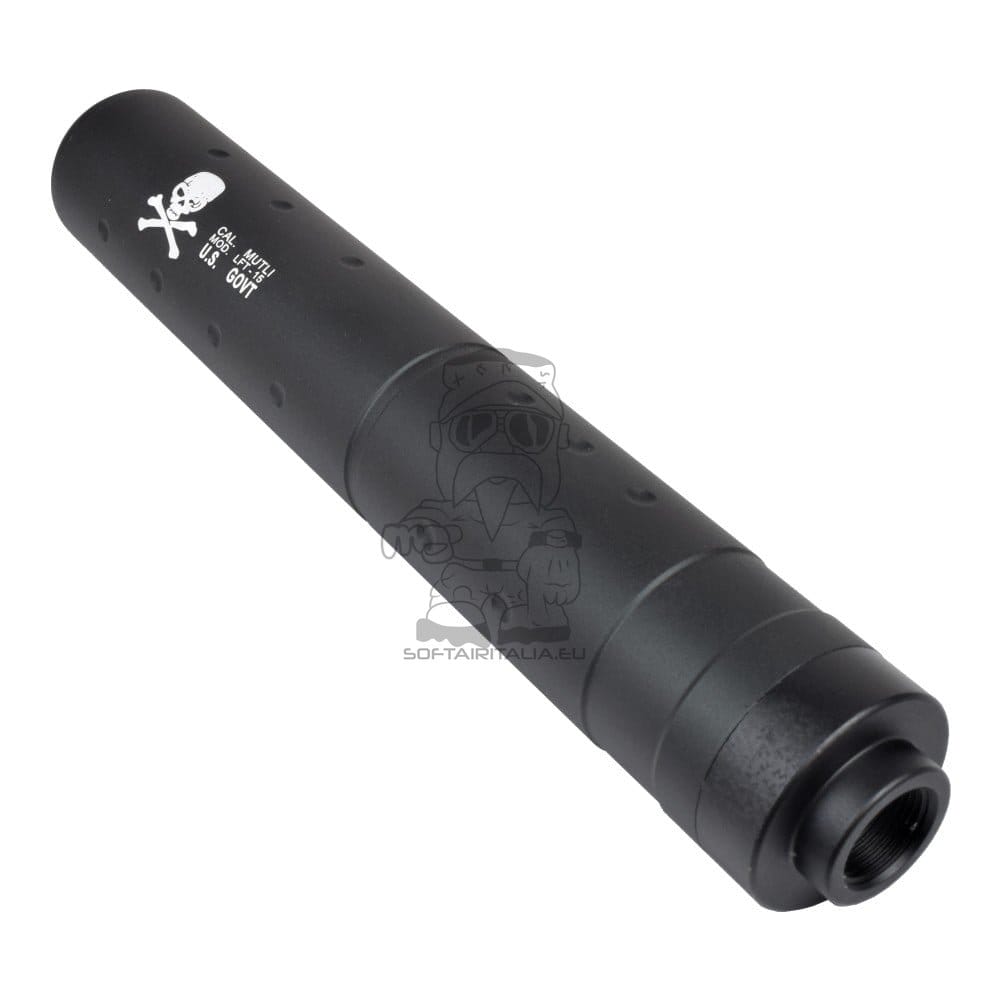 Silenziatore tipo F 195x30mm in alluminio di CYMA