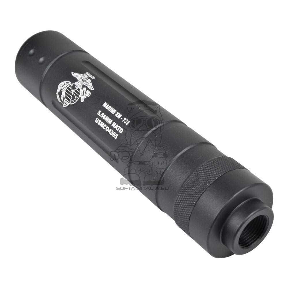 Silenziatore tipo R 145mm x 30mm di CYMA