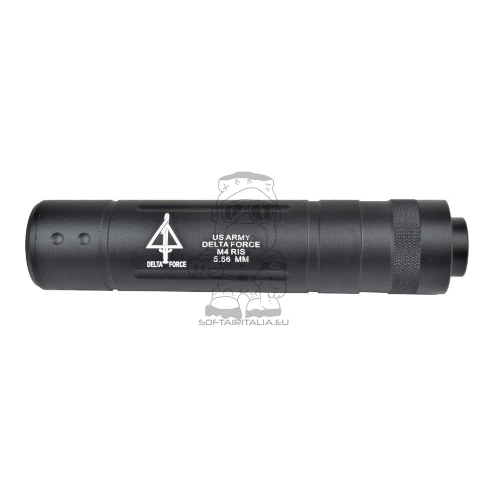 Silenziatore tipo E 145mm x 30mm di CYMA