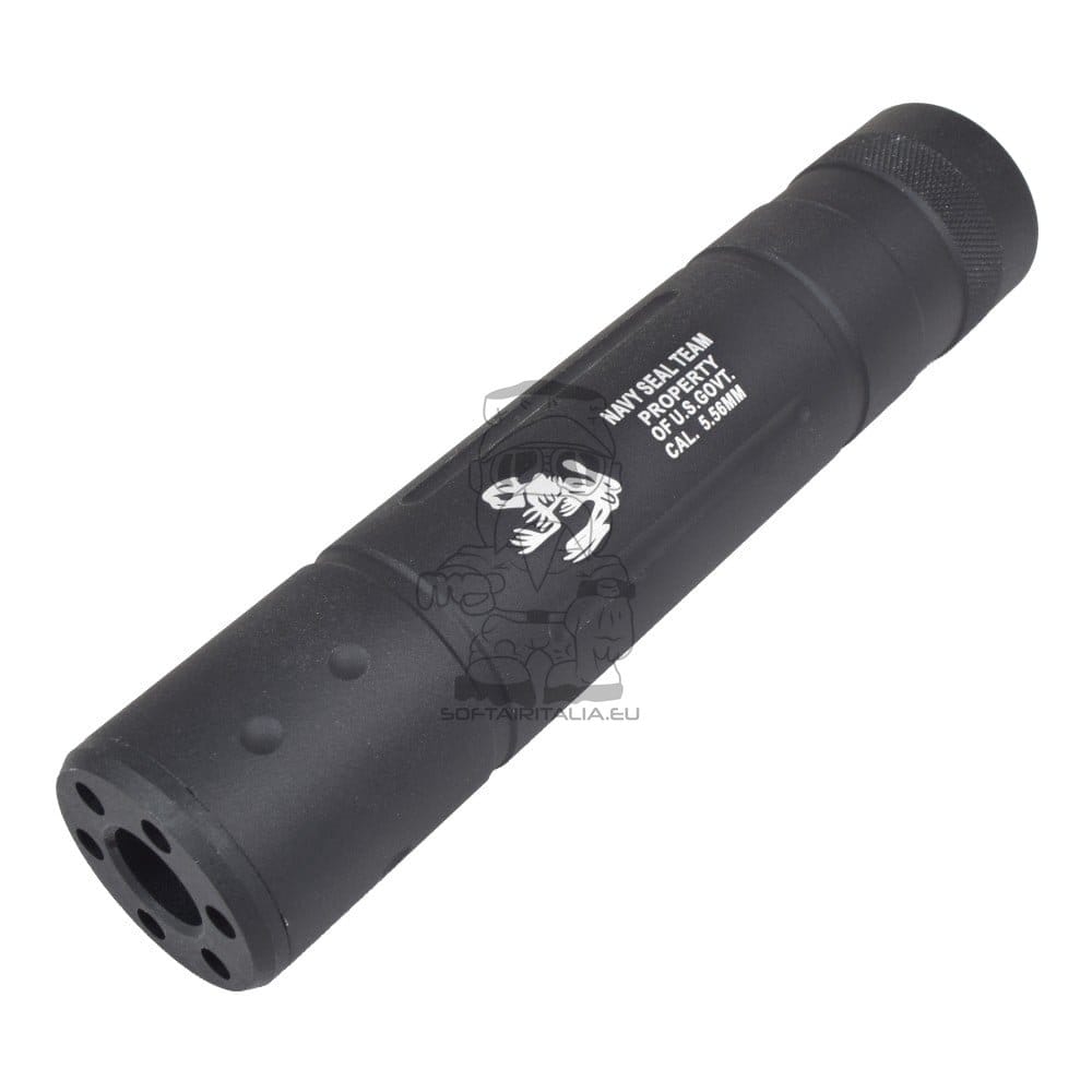 Silenziatore tipo A in alluminio 155mm di CYMA