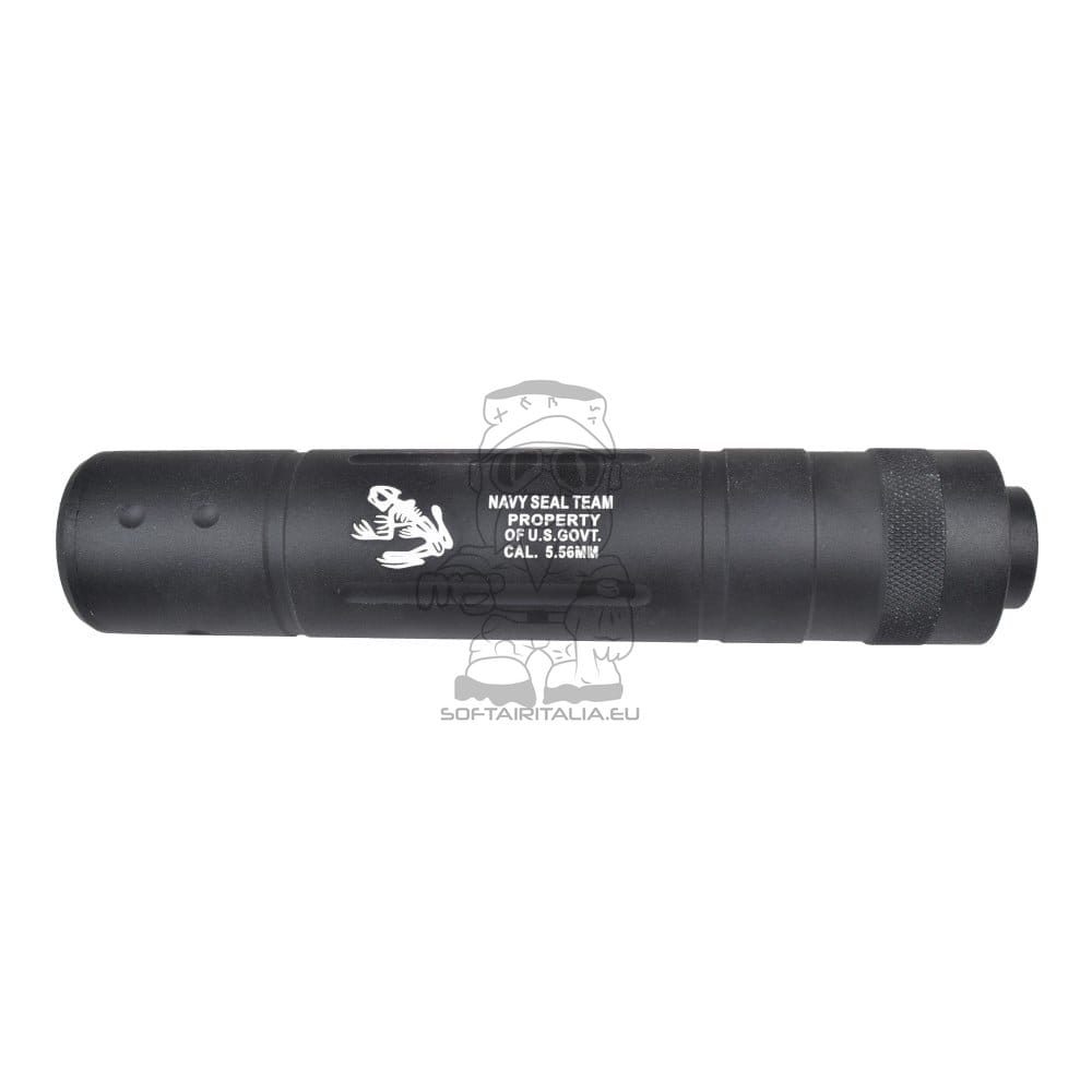 Silenziatore tipo A in alluminio 155mm di CYMA