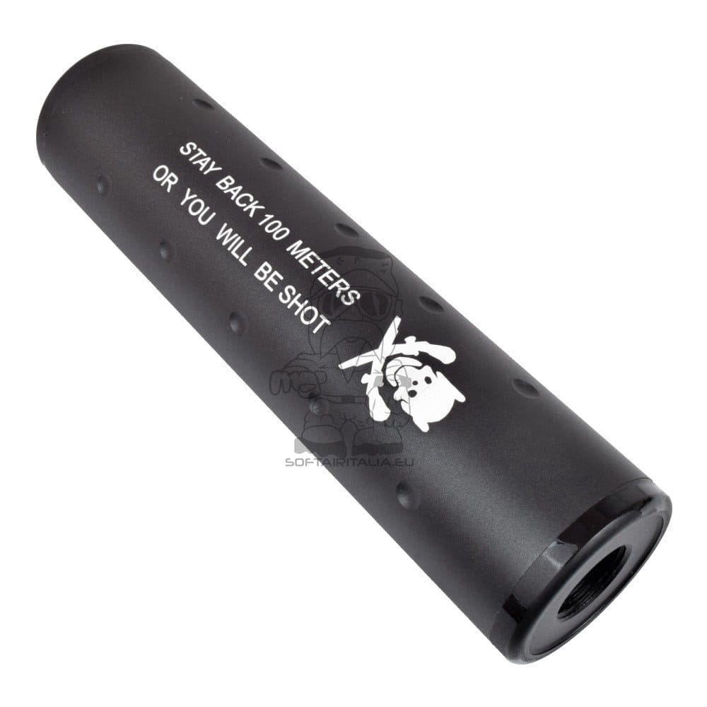 Silenziatore Skull 130mm x 30mm di CYMA
