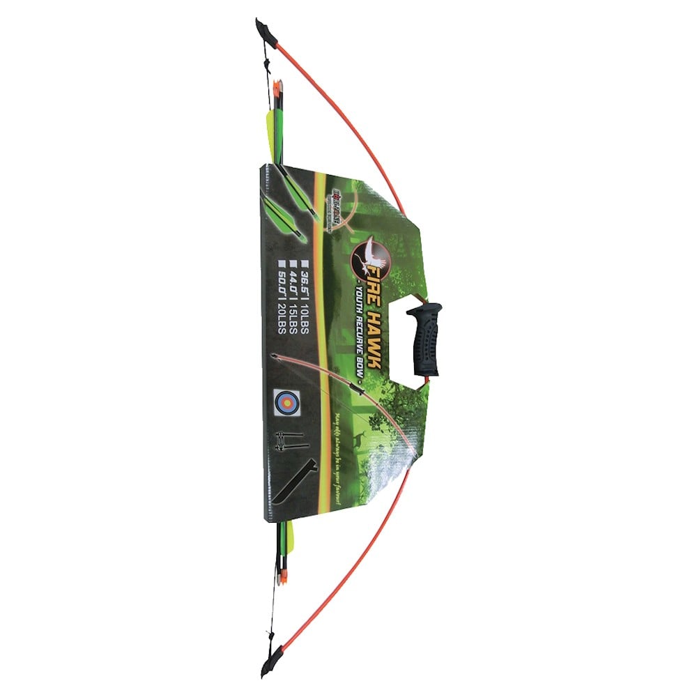 Arco ricurvo per ragazzi Fire Hawk 10 libbre arancione