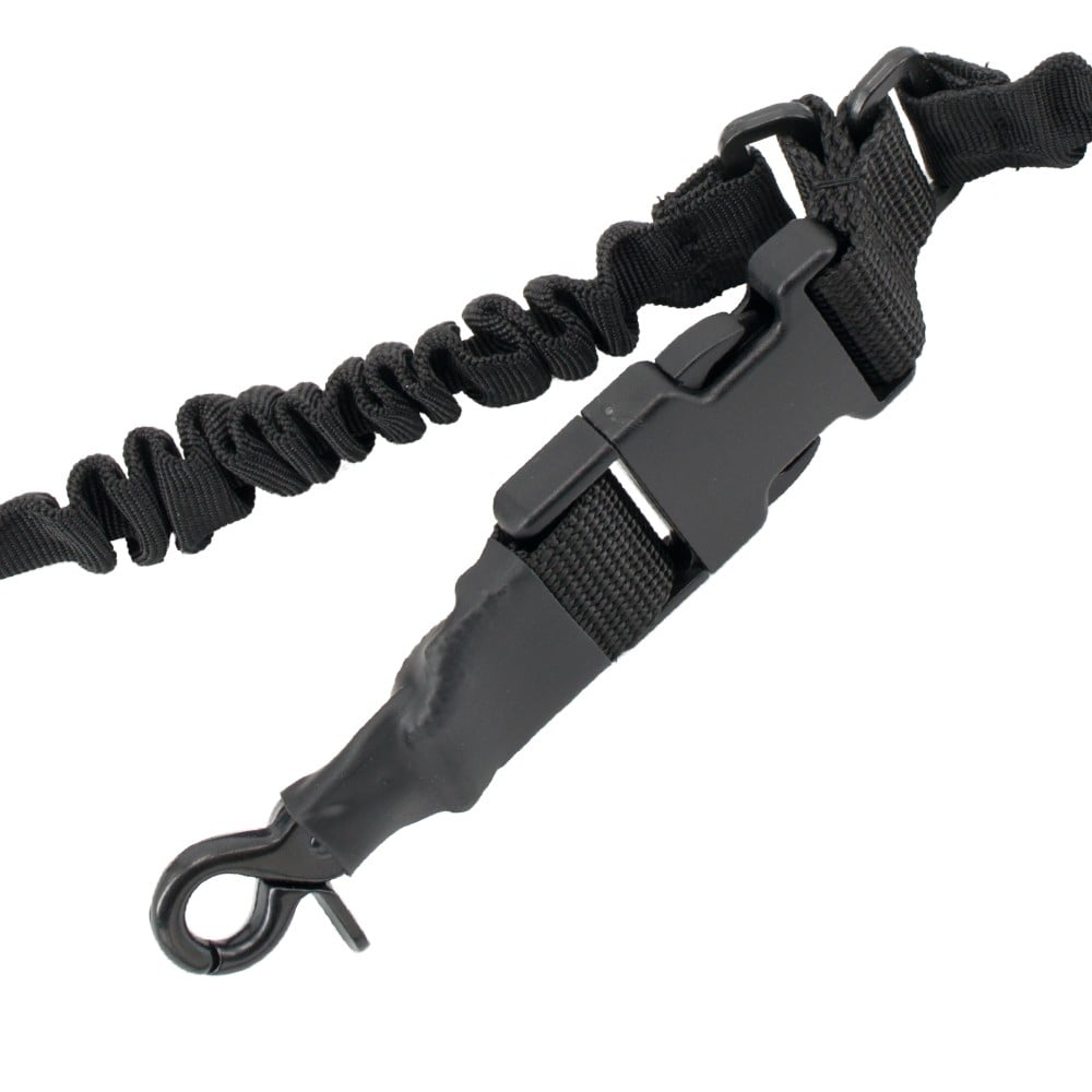 Cinghia a 1 punto bungee nera di JS-TACTICAL