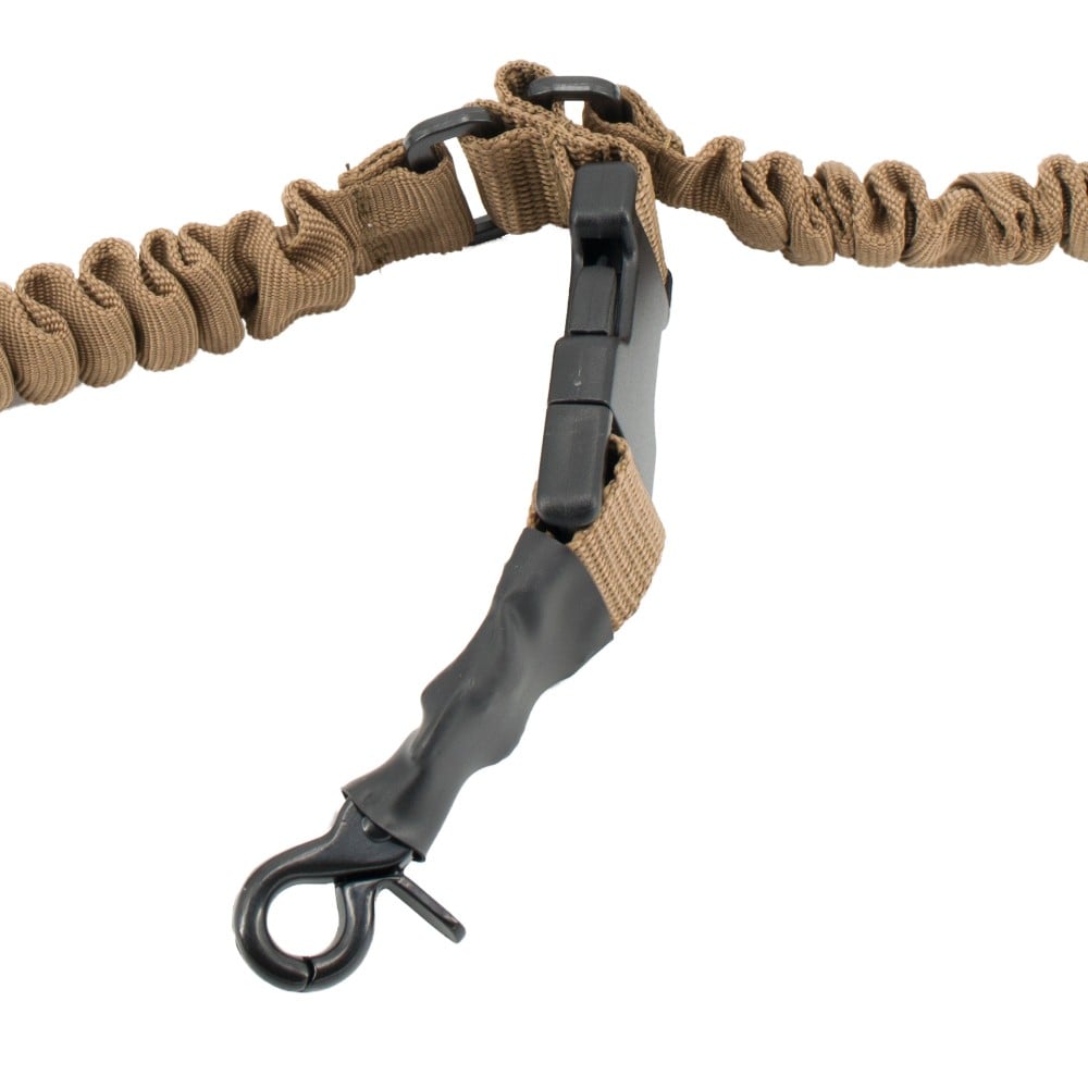 Cinghia a 1 punto Bungee Coyote Brown di JS-TACTICAL