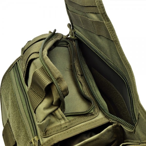 Borsa Tattica da Spalla Verde di JS-TACTICAL