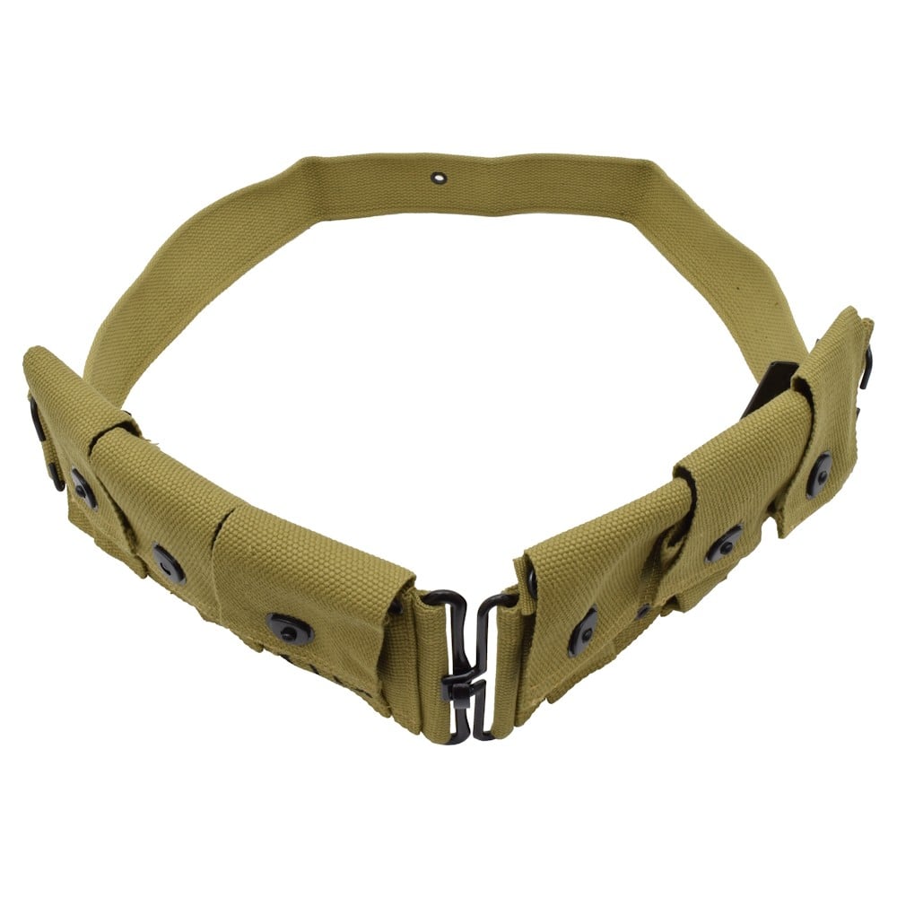 Cinturone porta cartucce M-1/Springfield WWII Khaki di JS-TACTICAL