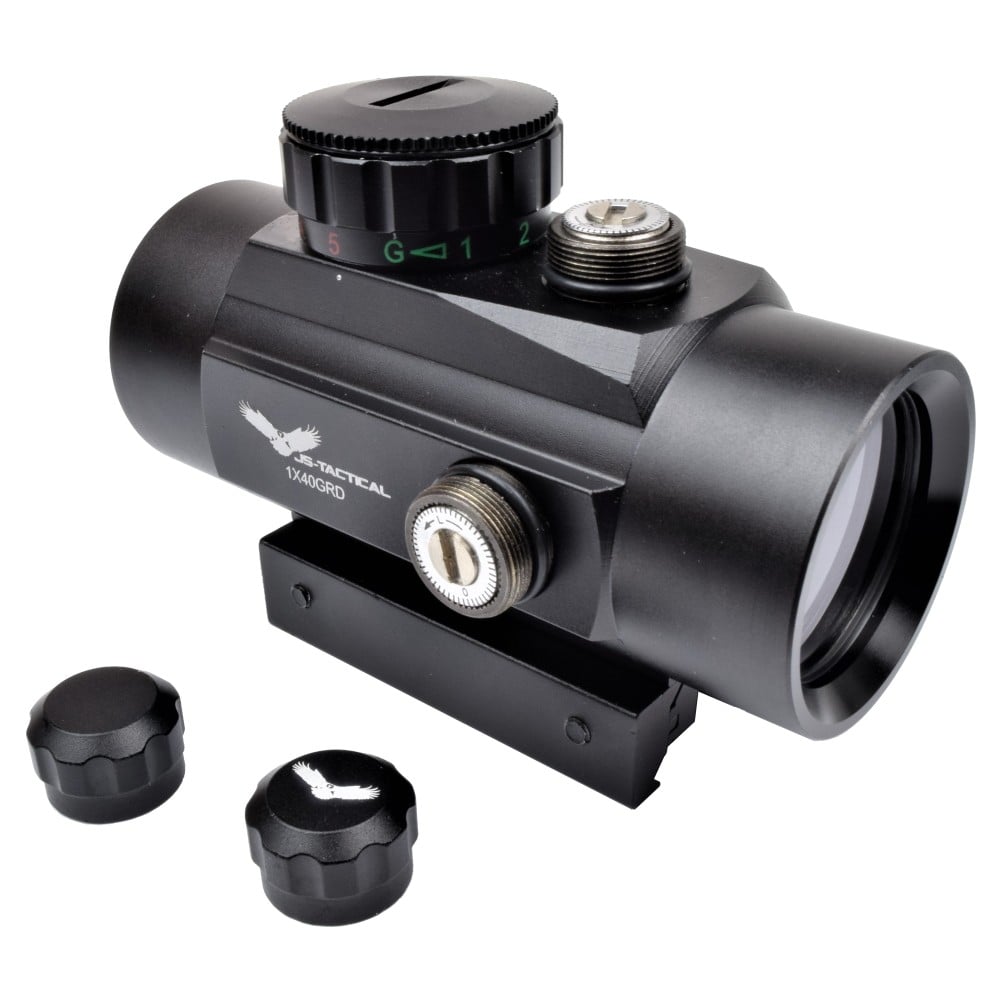 Red dot tubo 40mm nero di JS-TACTICAL
