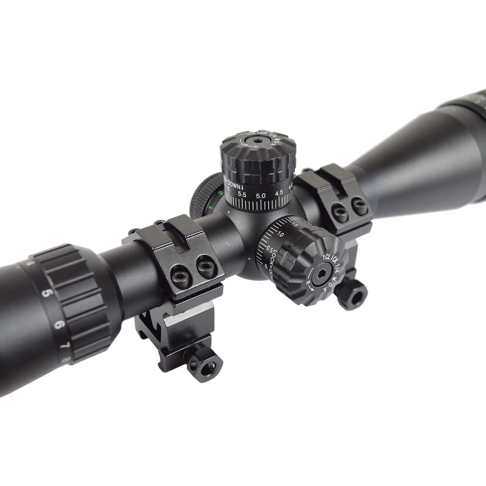 Ottica illuminata zoom 4x-16x lente 44mm nera di JS-TACTICAL