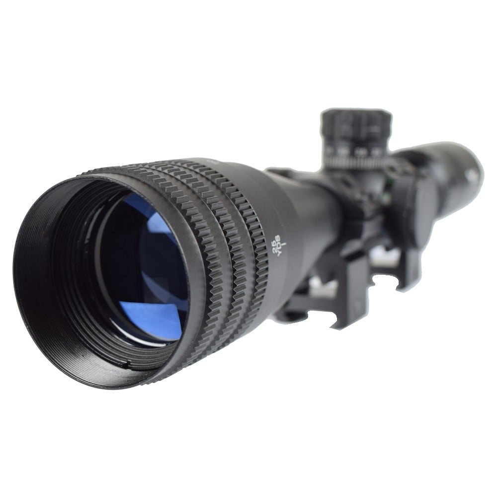 Ottica illuminata zoom 4x-16x lente 44mm nera di JS-TACTICAL