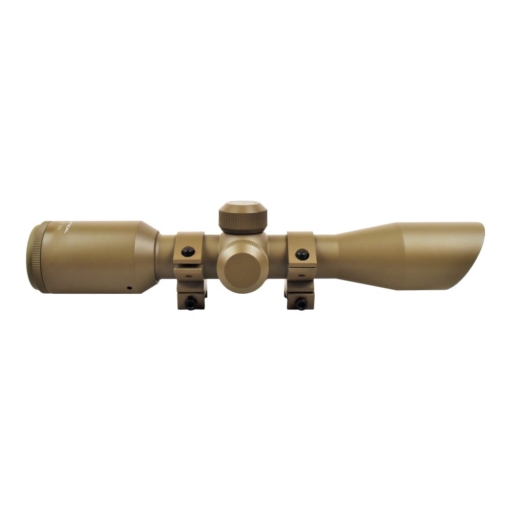 Ottica compatta 4x32 tan per softair di JS-TACTICAL