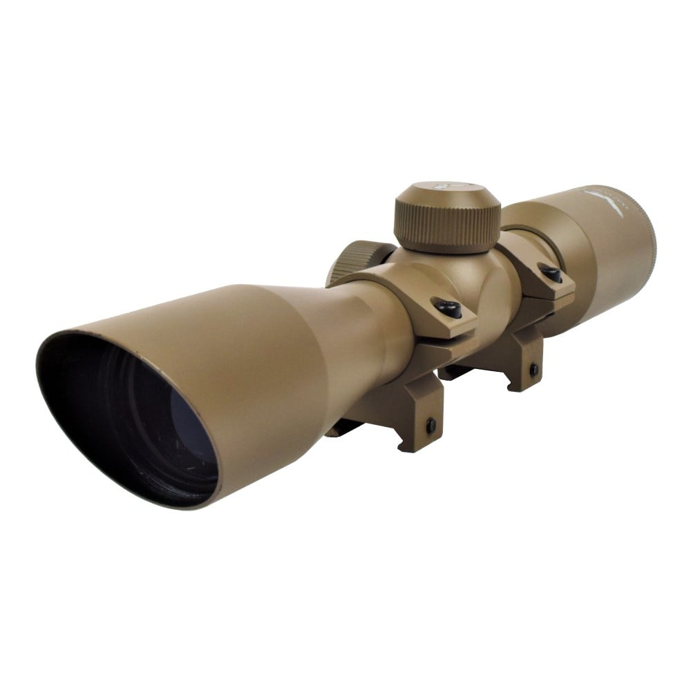 Ottica compatta 4x32 tan per softair di JS-TACTICAL