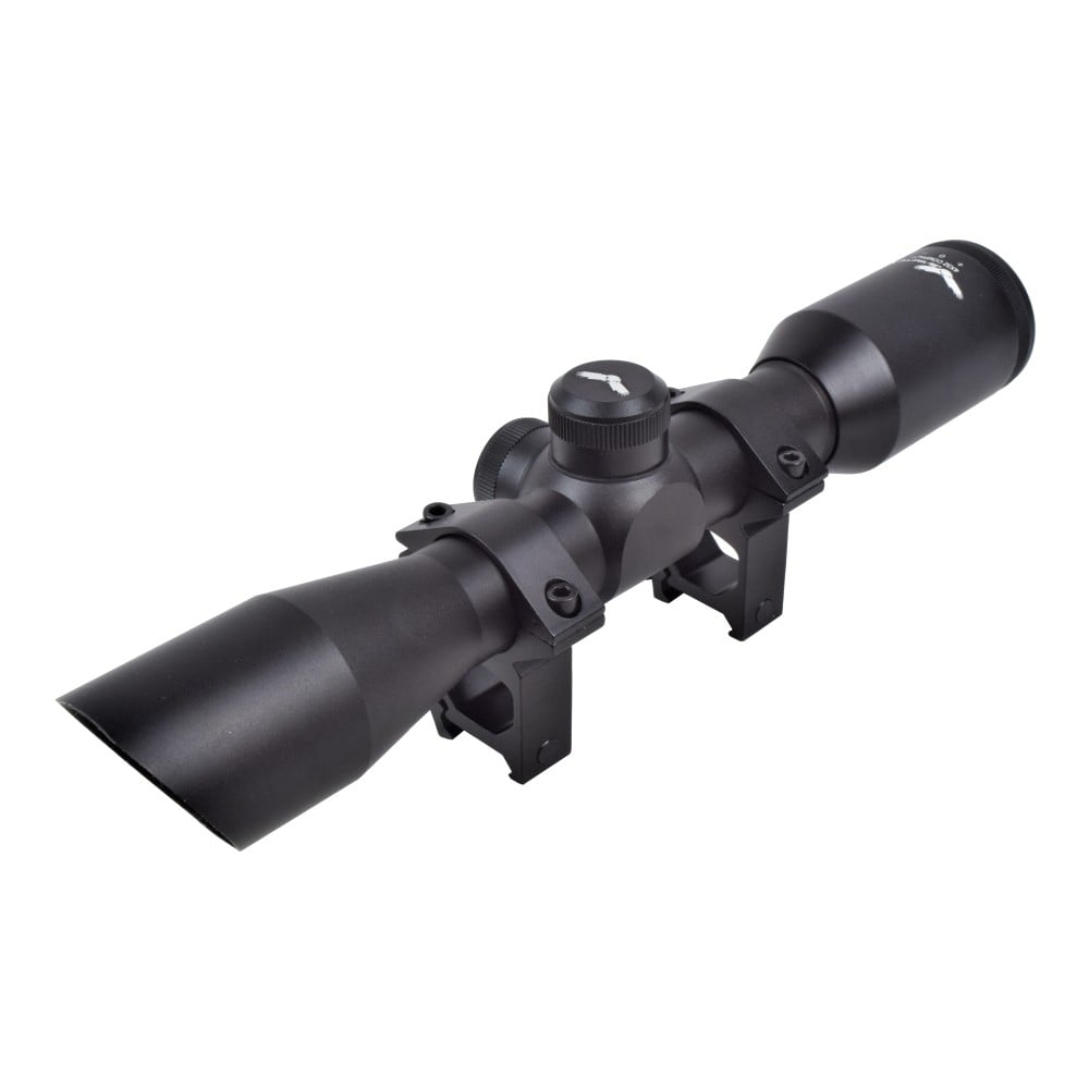 Ottica zoom 4x compatta 32mm nera di JS-TACTICAL