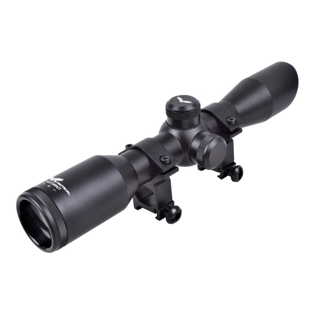 Ottica zoom 4x compatta 32mm nera di JS-TACTICAL