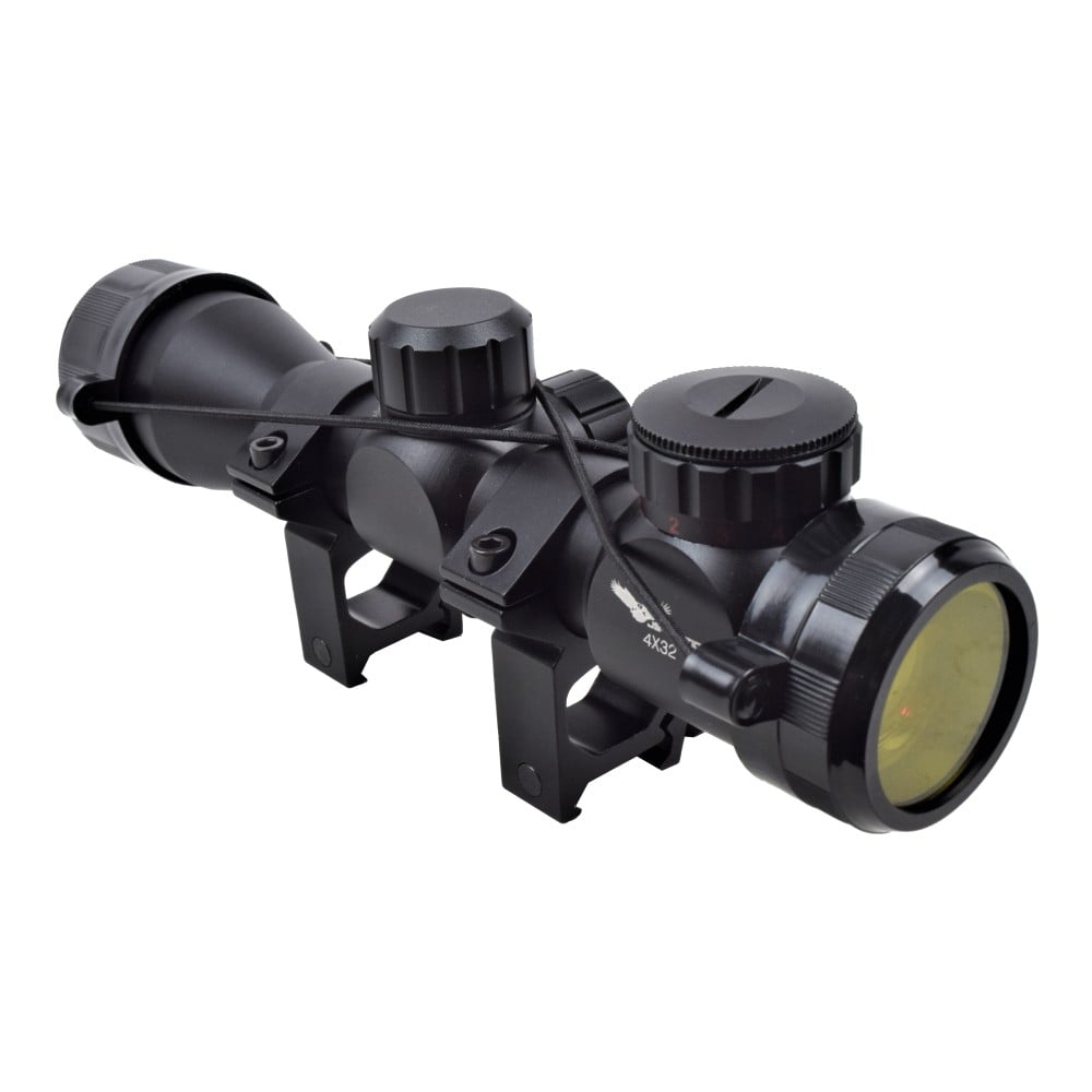 Ottica compatta 4X32 con reticolo illuminato di JS-TACTICAL