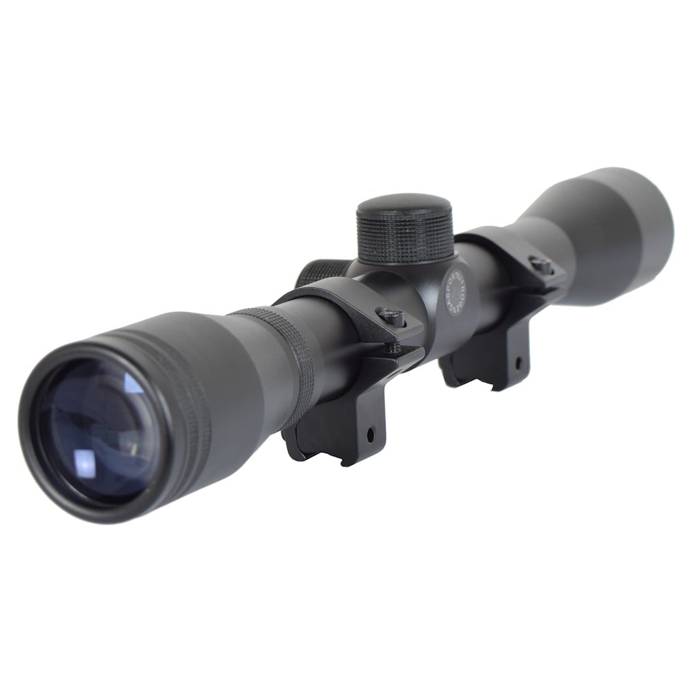 Ottica 4x32 con reticolo Mil-Dot e attacco 11mm nera di JS-TACTICAL