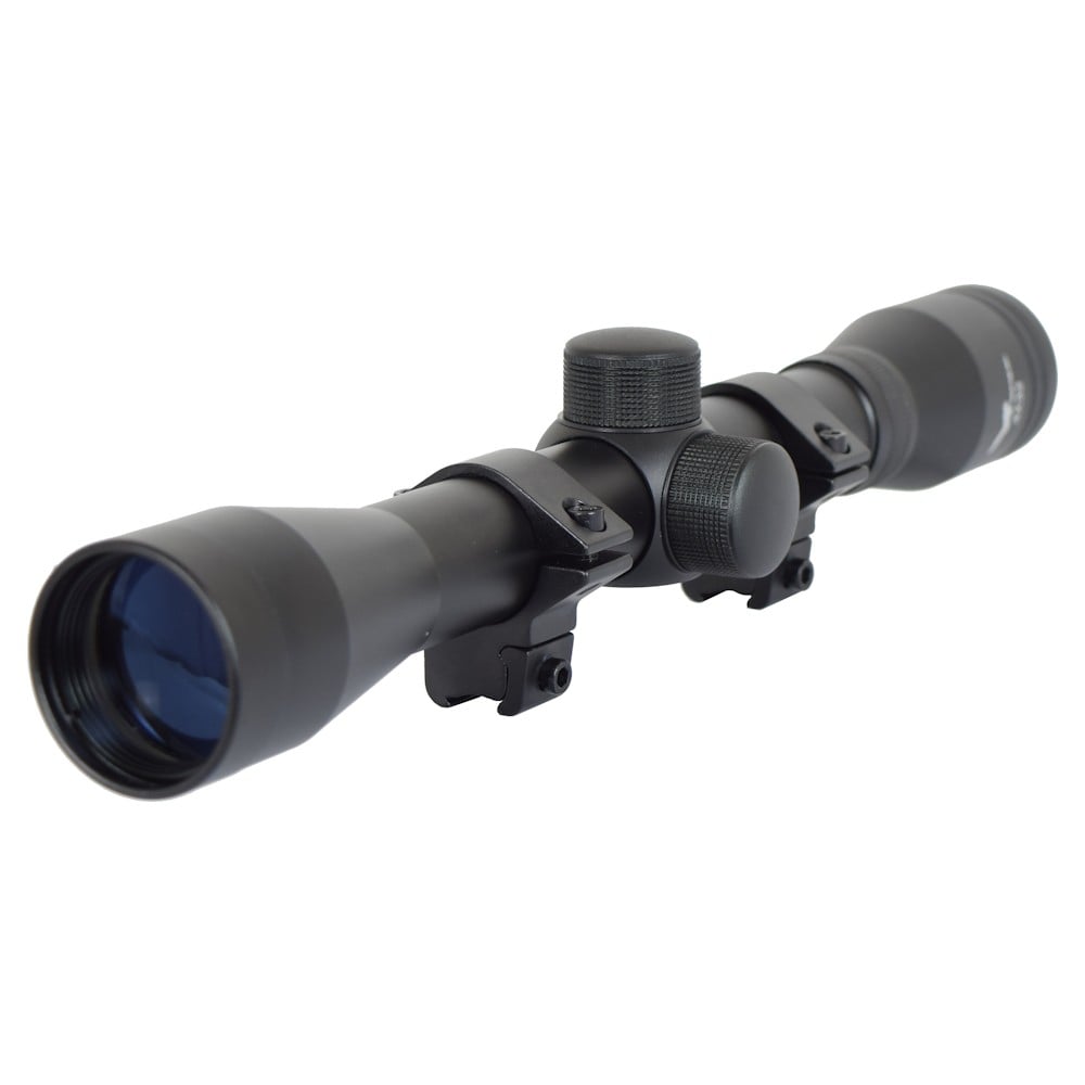 Ottica 4x32 con reticolo Mil-Dot e attacco 11mm nera di JS-TACTICAL