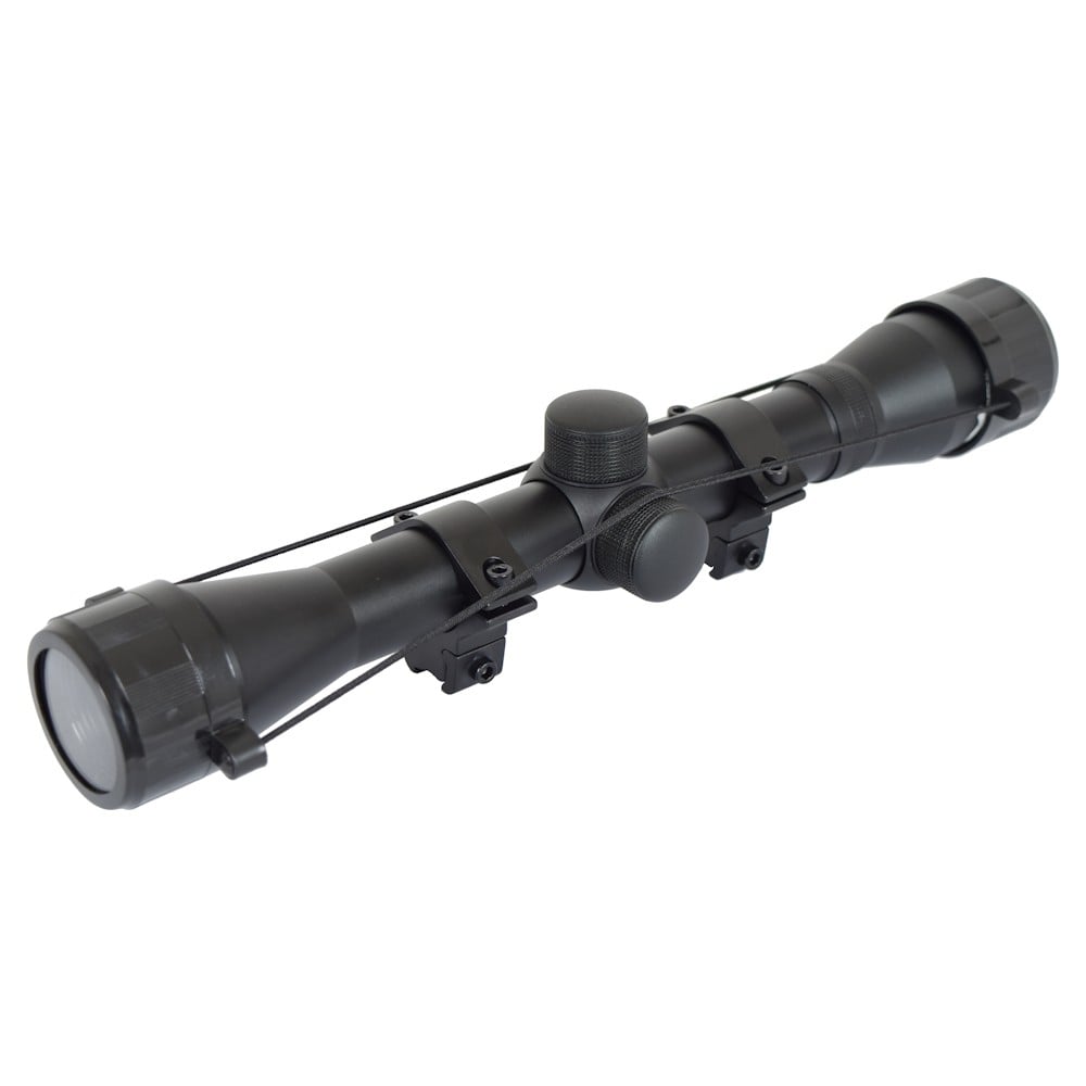 Ottica 4x32 con reticolo Mil-Dot e attacco 11mm nera di JS-TACTICAL