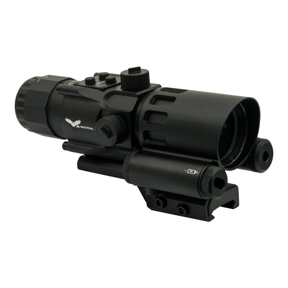 Prisma Scope 4X32 con laser rosso nero di JS-TACTICAL