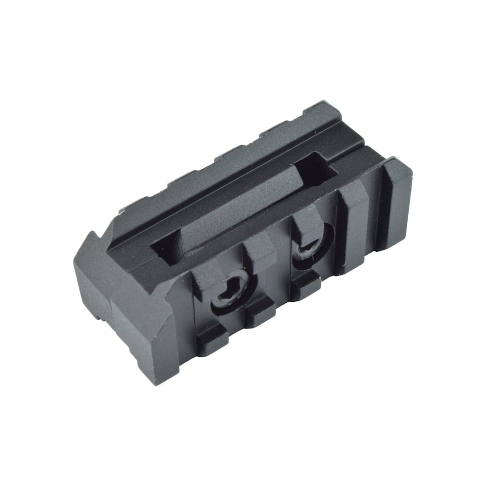 Doppia slitta 20mm per tacca di mira frontale M4 nera di JS-TACTICAL