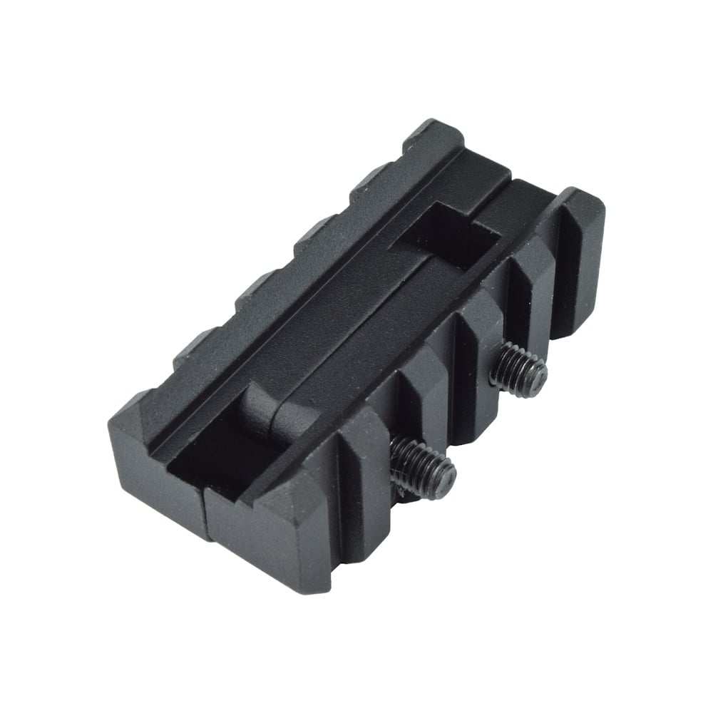 Doppia slitta 20mm per tacca di mira frontale M4 nera di JS-TACTICAL