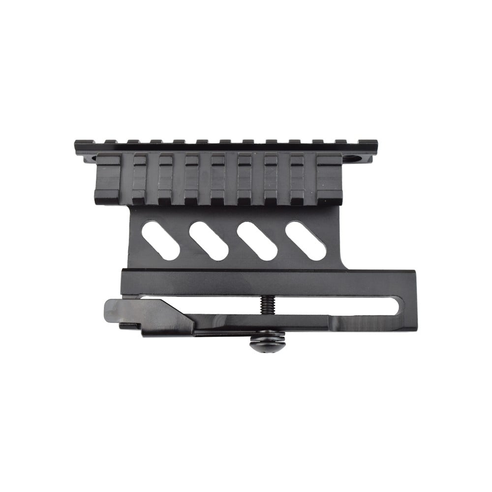 Doppia Slitta Standard 20mm per AK QD Nera di JS-TACTICAL