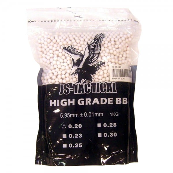 Pallini 0,20g Bianchi di JS-TACTICAL
