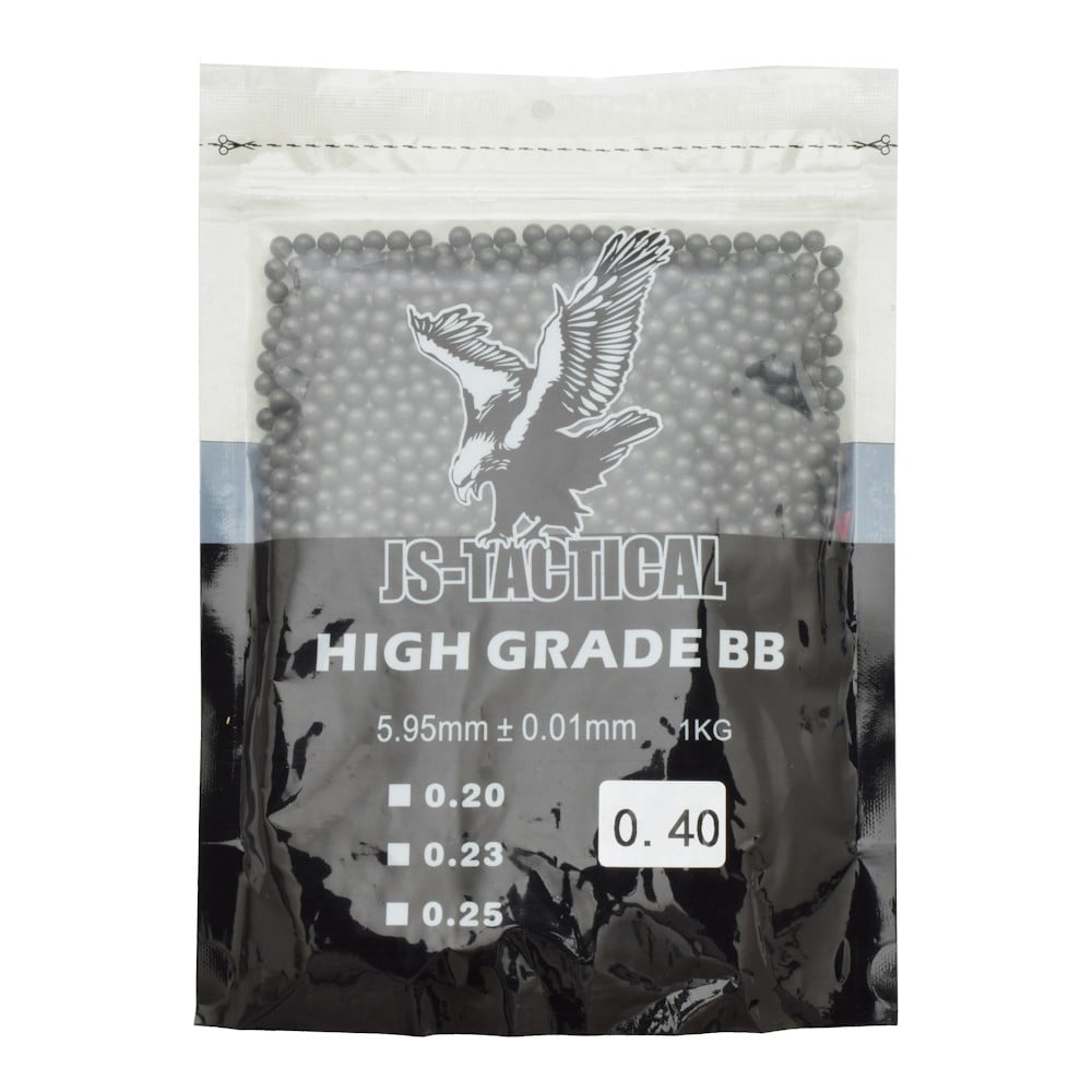 Pallini 0,40g neri di JS-TACTICAL