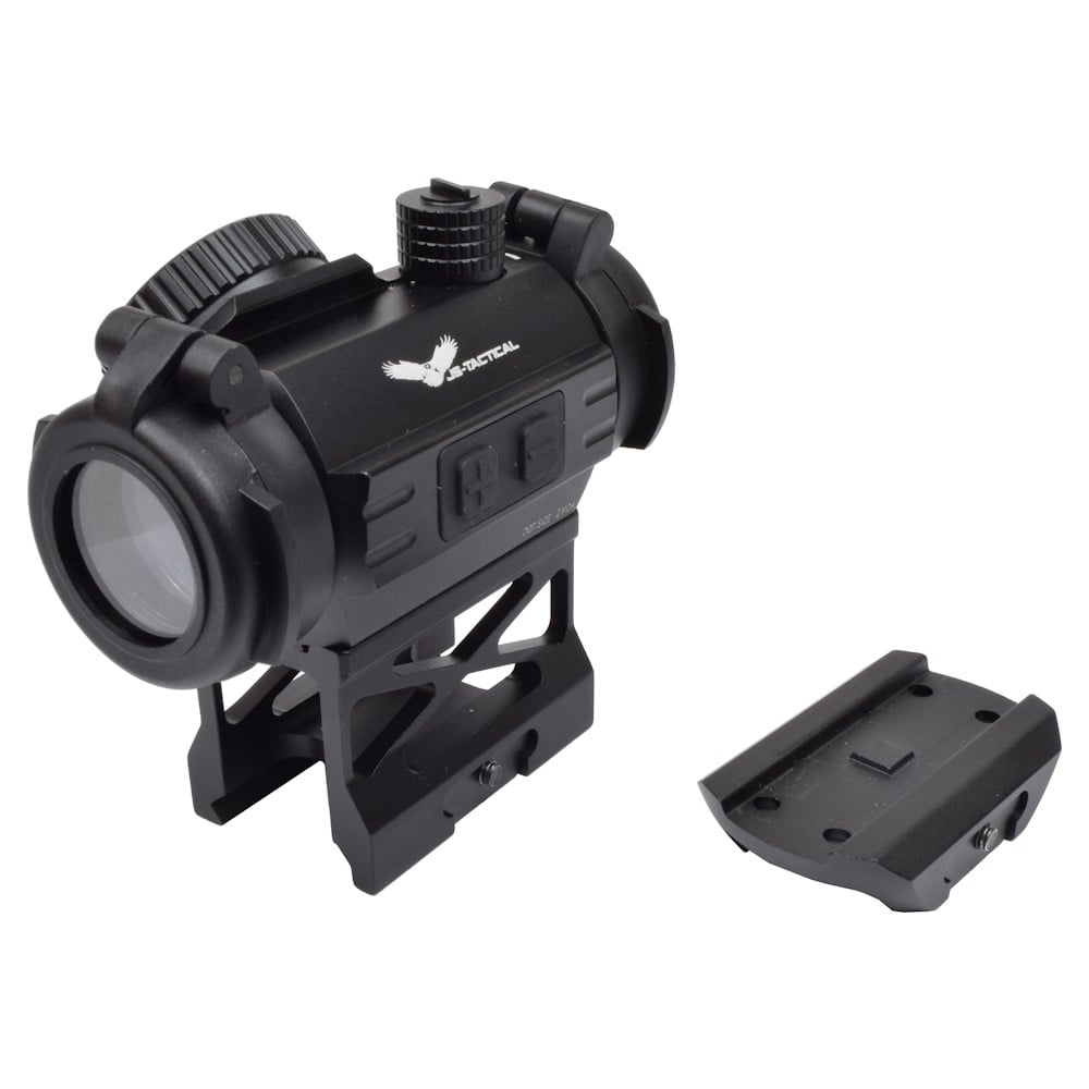 Red Dot Sight con rialzo da 1 pollice nero di JS-TACTICAL