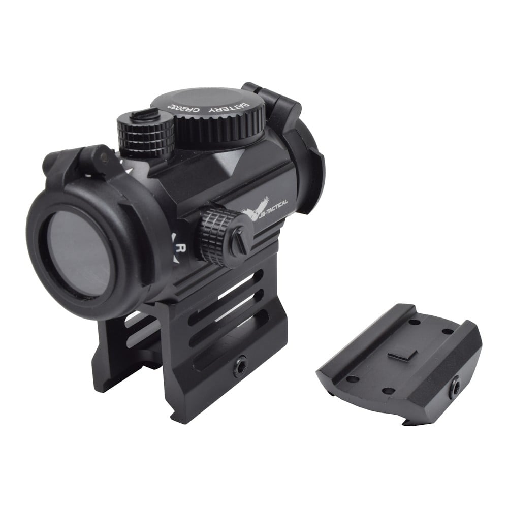 Red dot sight con rialzo da 1 pollice nero di JS-TACTICAL