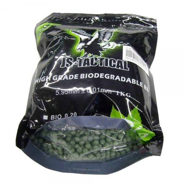 Pallini bio 0.20g verdi di JS-TACTICAL