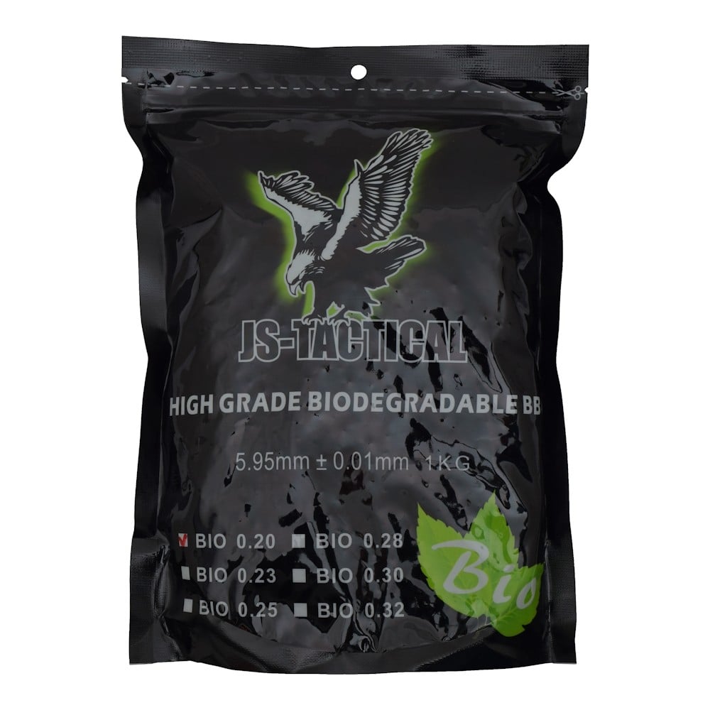 Pallini bio 0.20g verdi di JS-TACTICAL
