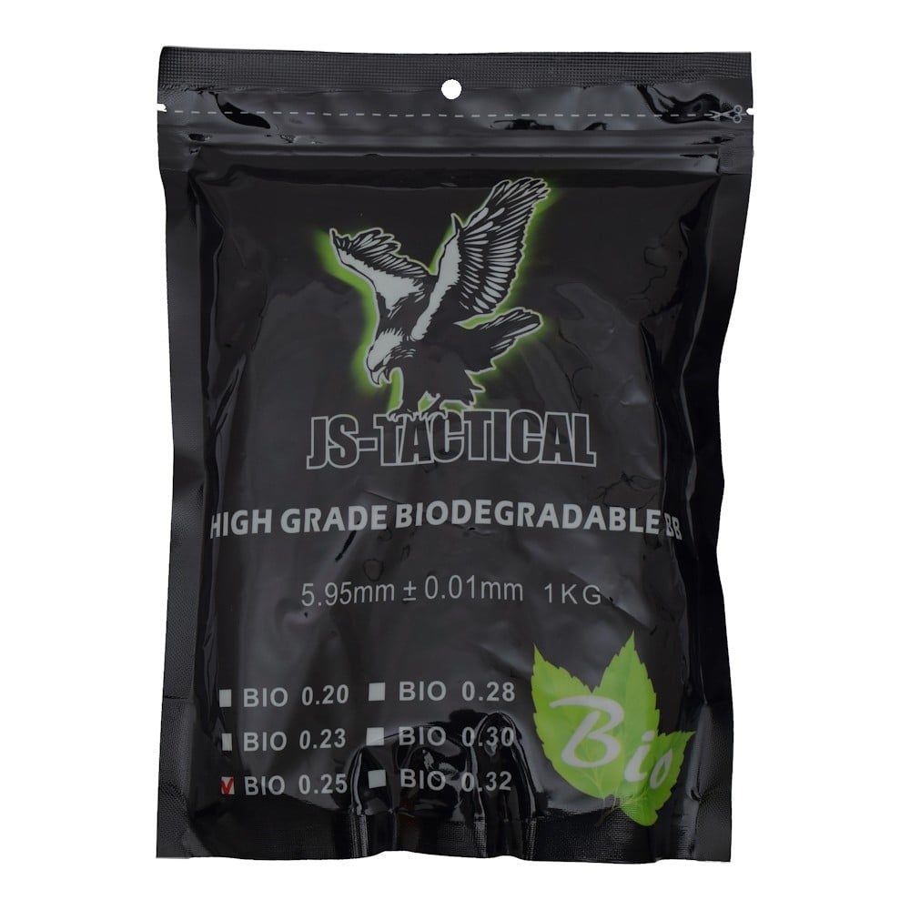 Pallini bio 0.25g verdi di JS-TACTICAL