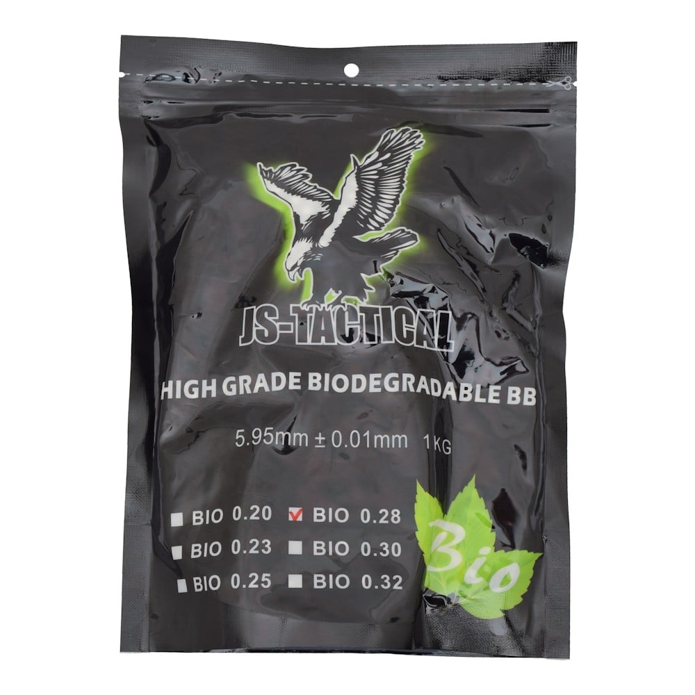 Pallini biodegradabili 0,28g bianchi di JS-TACTICAL