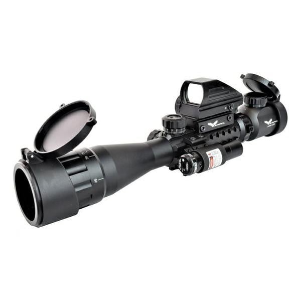 Combo Ottica 3-9x40mm con Red Dot e Laser di JS-TACTICAL