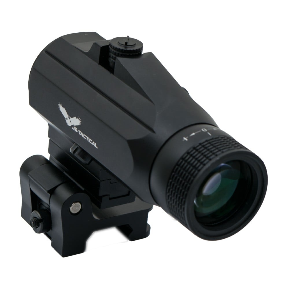 Magnifier 3X con Flip Mount nero di JS-TACTICAL