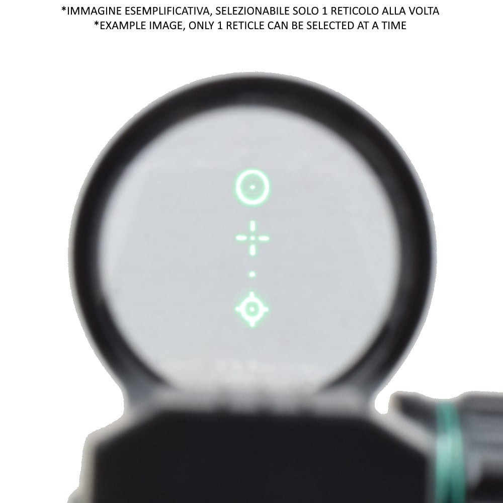 Red Dot Multi-Reticolo Nero di JS-TACTICAL