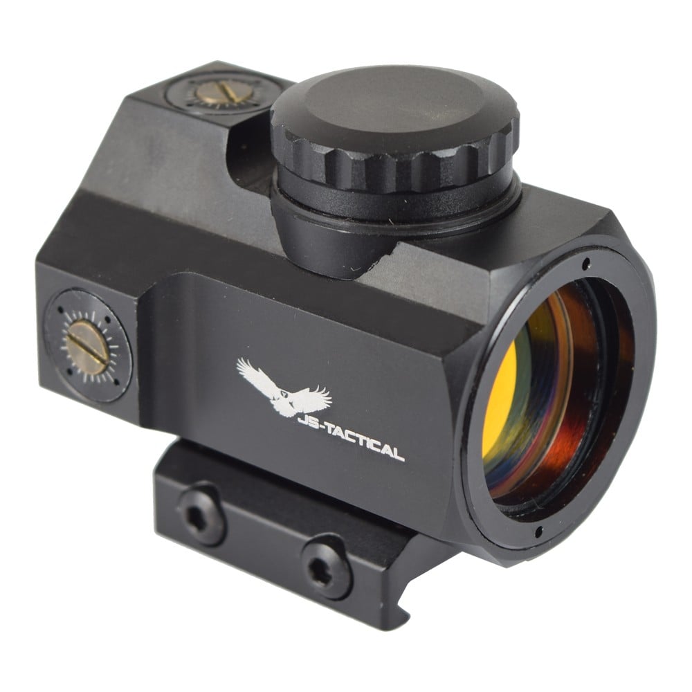 Red dot nero 30mm per softair di JS-TACTICAL