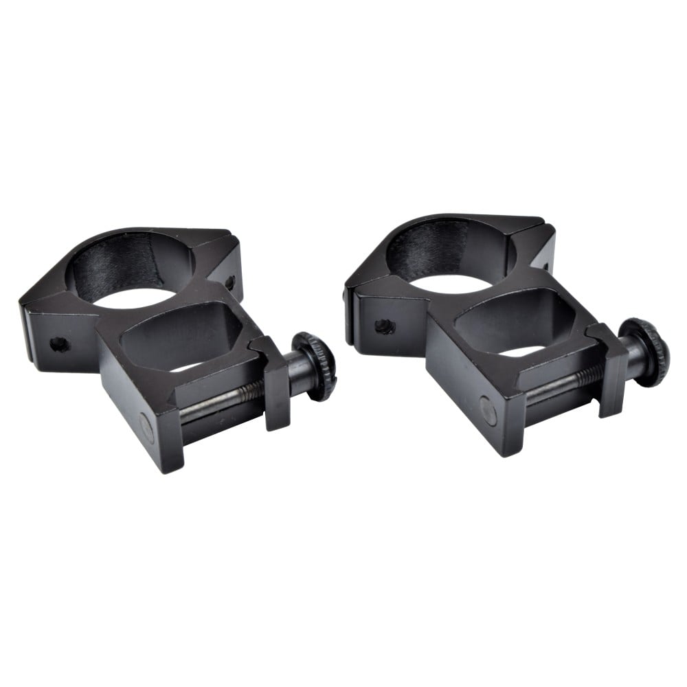 Anelli alti 1" per slitte 20mm neri di JS-TACTICAL
