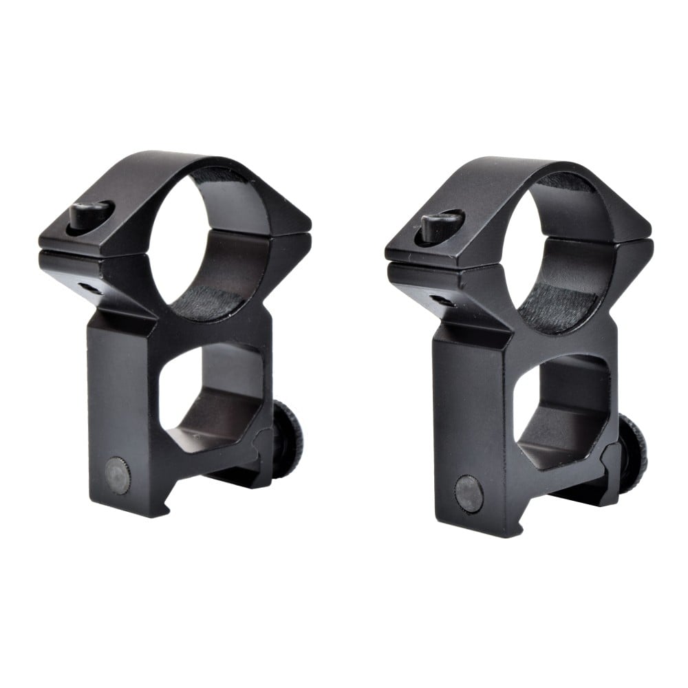 Anelli alti 1" per slitte 20mm neri di JS-TACTICAL