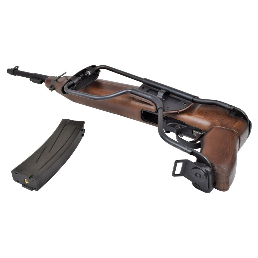 King Arms Fucile a Gas M2 Paratrooper Legno