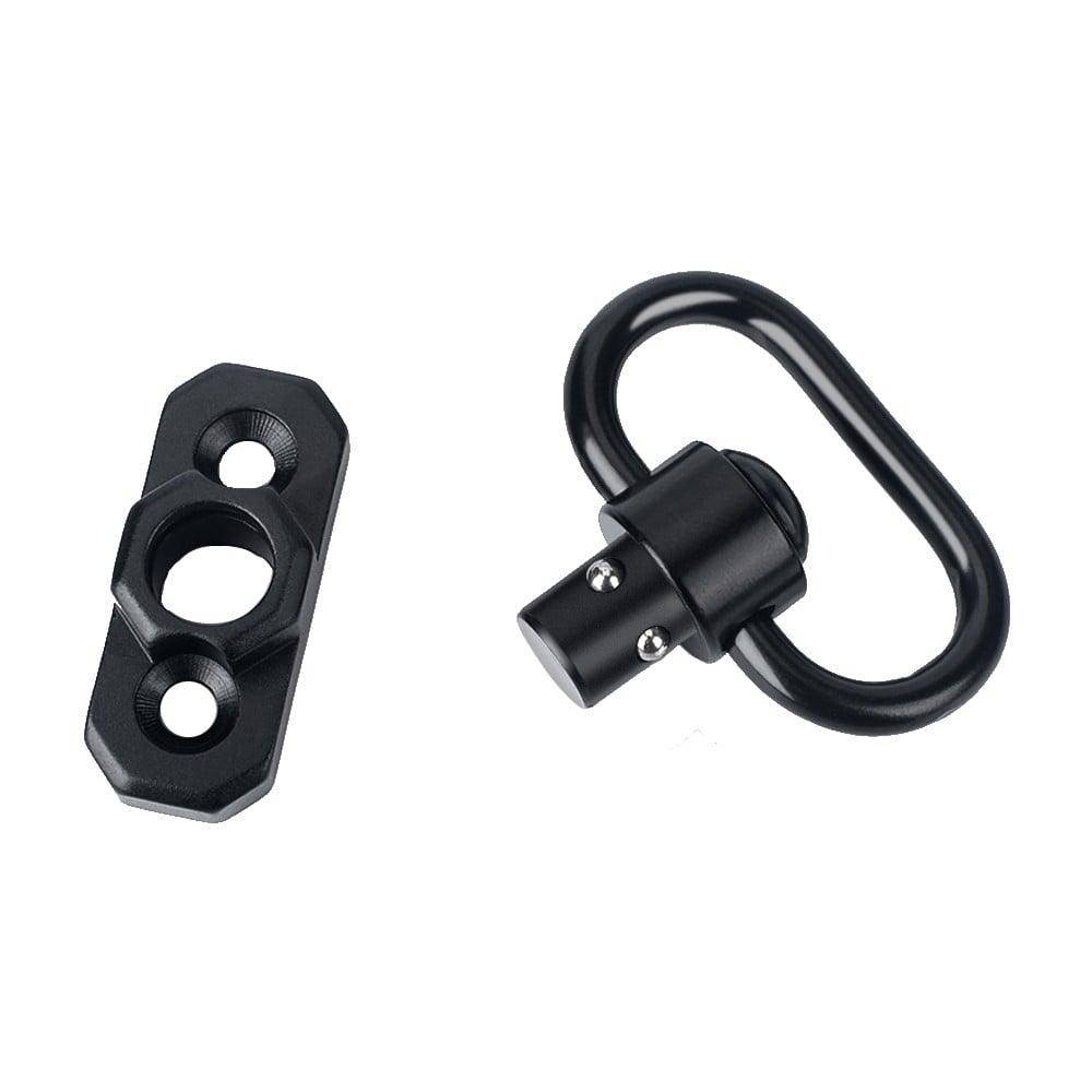 Gancio cinghia QD in metallo per M-Lok nero