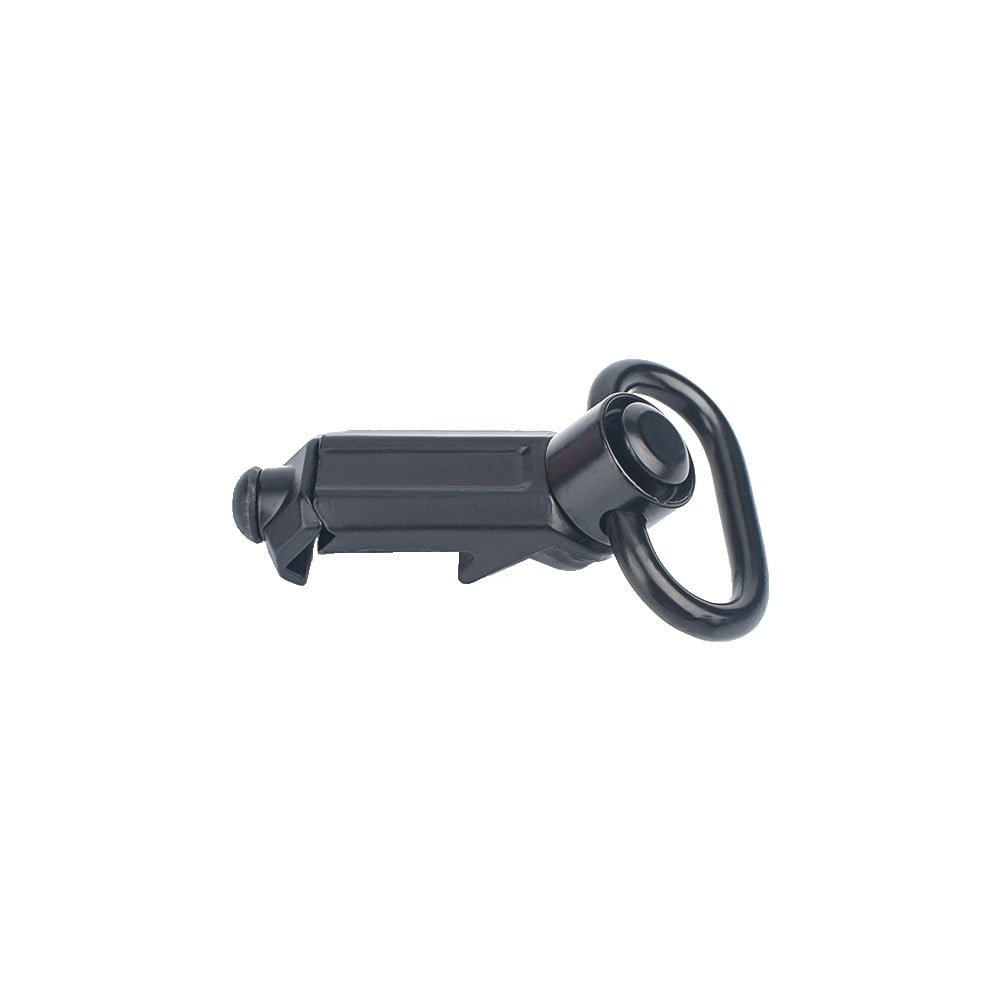 Gancio cinghia QD in metallo per slitte 20mm nero
