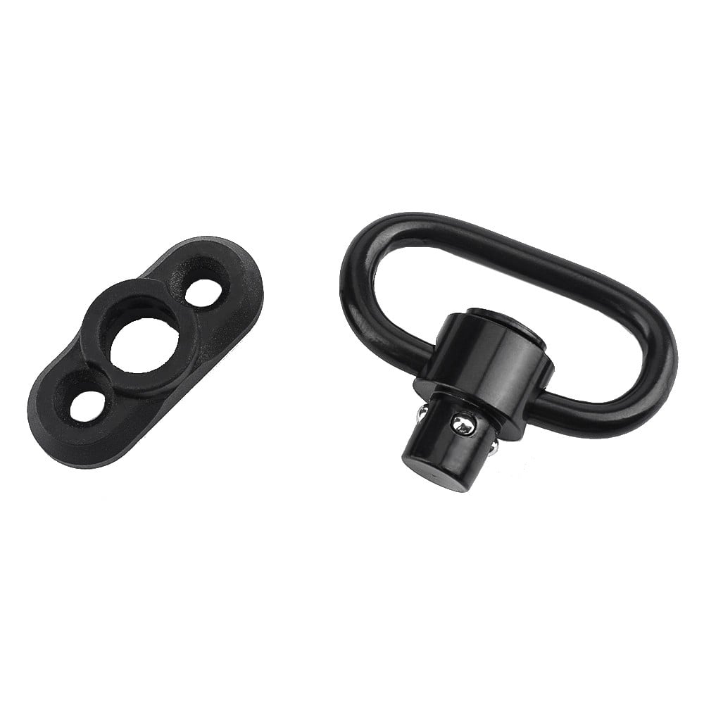 Gancio Cinghia QD in Metallo per Keymod/M-Lok Nero
